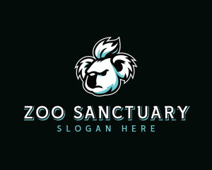 Koala Animal Zoo logo design