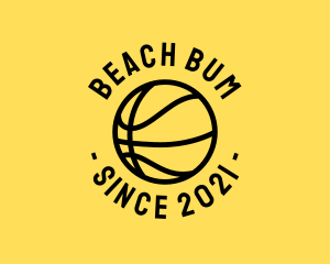 Basketball Hoops Ball logo design