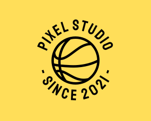 Basketball Hoops Ball logo design