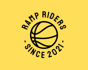 Basketball Hoops Ball logo design