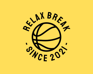 Basketball Hoops Ball logo design