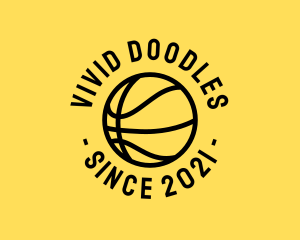 Basketball Hoops Ball logo design