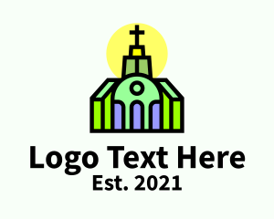 Multicolor Catholic Church logo