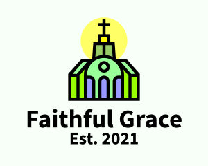 Multicolor Catholic Church logo