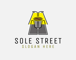 Street Coffee Cup logo design