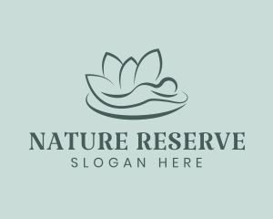 Natural Lotus Massage logo design