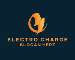 Electric Lightning Bolt logo design