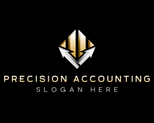 Finance Stocks Accounting logo design