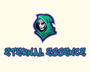 Hooded Skull Graffiti logo