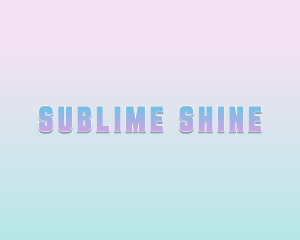 Holographic Futuristic Beauty logo
