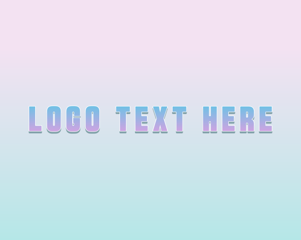Holographic Futuristic Beauty logo