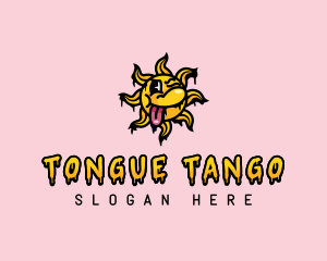 Tongue Profanity Sun logo