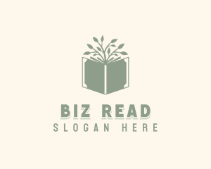 Reading Book Tree logo design