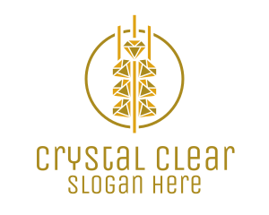 Gold Diamond Grain logo design