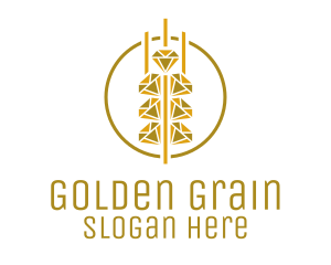 Gold Diamond Grain logo