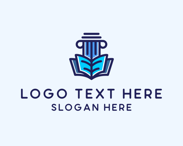 Book logo example 4