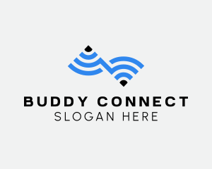 Wifi Internet Connection logo design