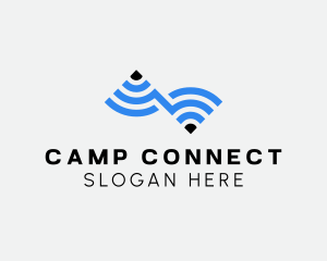 Wifi Internet Connection logo design