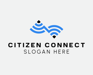 Wifi Internet Connection logo design