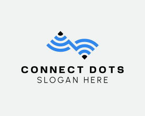 Wifi Internet Connection logo design