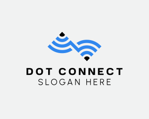 Wifi Internet Connection logo design