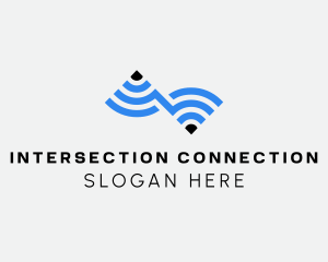 Wifi Internet Connection logo design