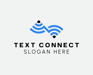 Wifi Internet Connection logo design