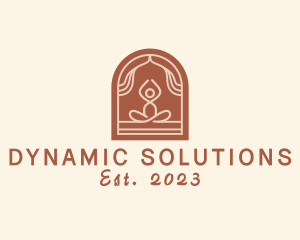 Yoga Meditation Therapy logo design