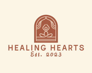 Yoga Meditation Therapy logo design