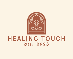 Yoga Meditation Therapy logo design