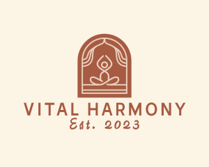 Yoga Meditation Therapy logo design