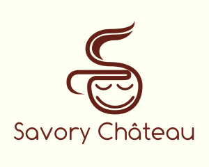 Boy Coffee Cup logo design