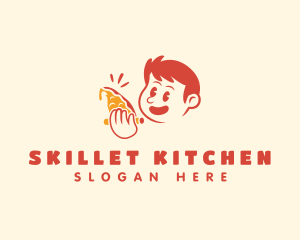 Pizza Food Diner logo design