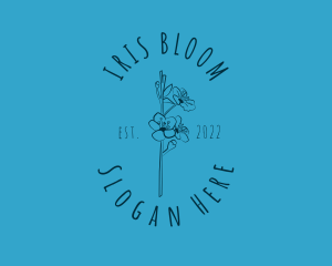 Rustic Flower Boutique logo design