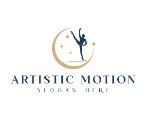 Mystical Ballerina Dancer logo