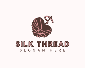 Heart Needle Thread logo design