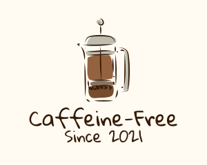 Coffee Press Appliance logo design