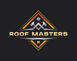 Hammer Carpentry Roofing logo design