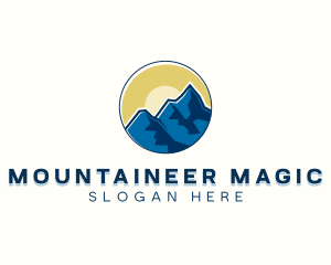 Himalayas Mountain Range logo design