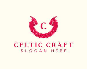 Red Ribbon Craft logo design