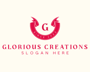 Red Ribbon Craft logo design