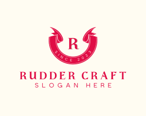 Red Ribbon Craft logo design