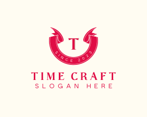 Red Ribbon Craft logo design