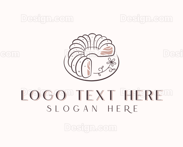 Bundt Cake Dessert Logo