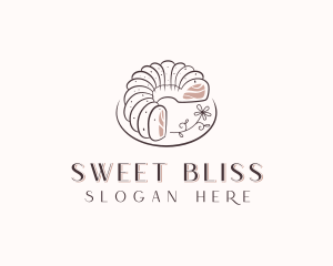 Bundt Cake Dessert logo design