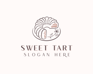 Bundt Cake Dessert logo design