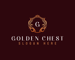 Luxury Crown Crest  logo design