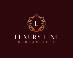 Luxury Crown Crest  logo design