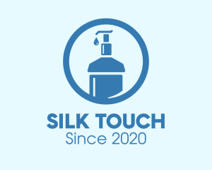 Blue Round Liquid Sanitizer logo