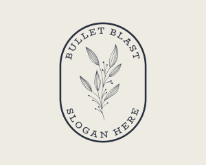 Natural Aesthetic Floral logo design